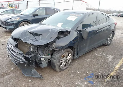 2019 Hyundai Elantra Sel из США, поврежденный, VIN 5NPD84LF1KH460212